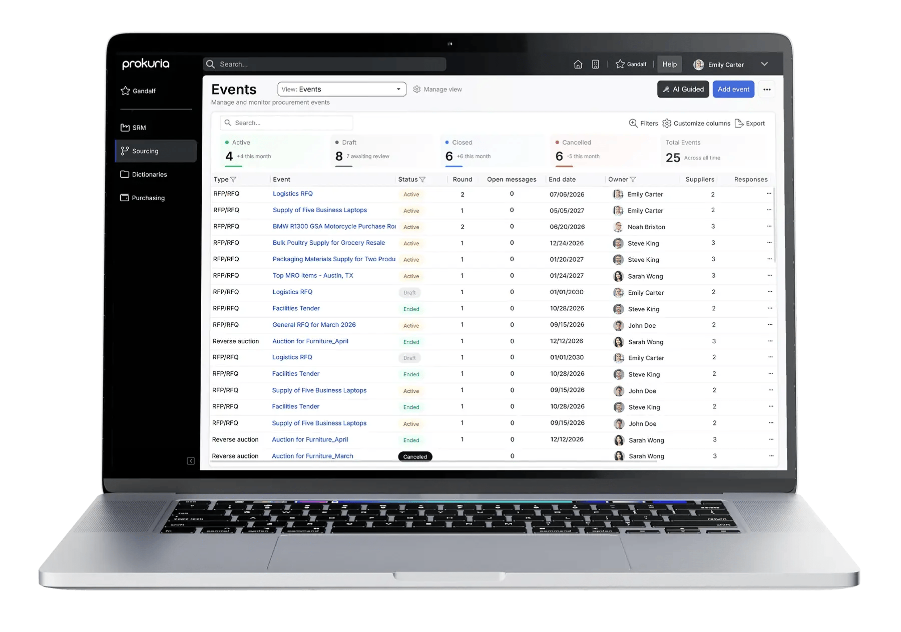 Prokuria AI-Powered Procurement Platform-1